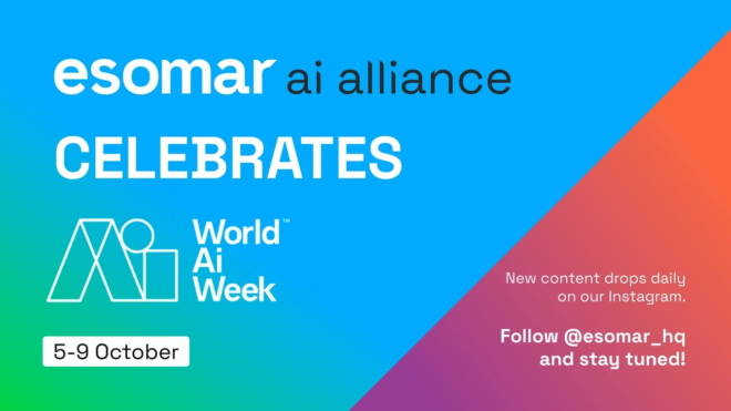Esomar ai alliance_ World Ai Week 5-9 Oct 2026